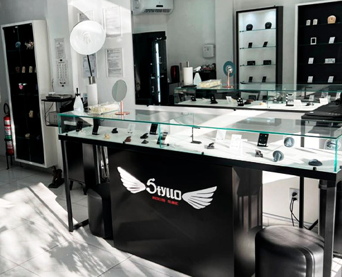 Ambiente da Styllo Piercing Clinic